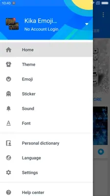 Emoji keyboard - Themes, Fonts android App screenshot 1